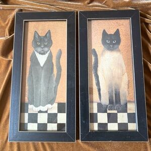 Vintage Cindy Sampson cat print pictures